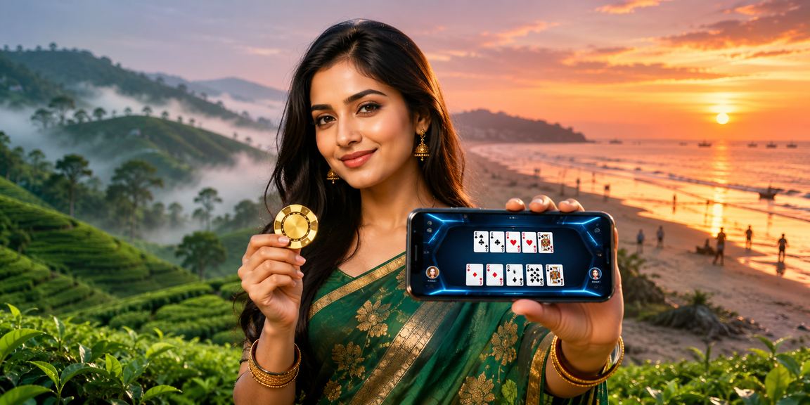 চট্টগ্রামের চা বাগানে রামি খেলার সবুজ পরিবেশ